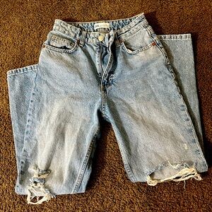 Zara mom jeans